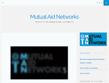 Tablet Screenshot of mutualaidnetwork.org